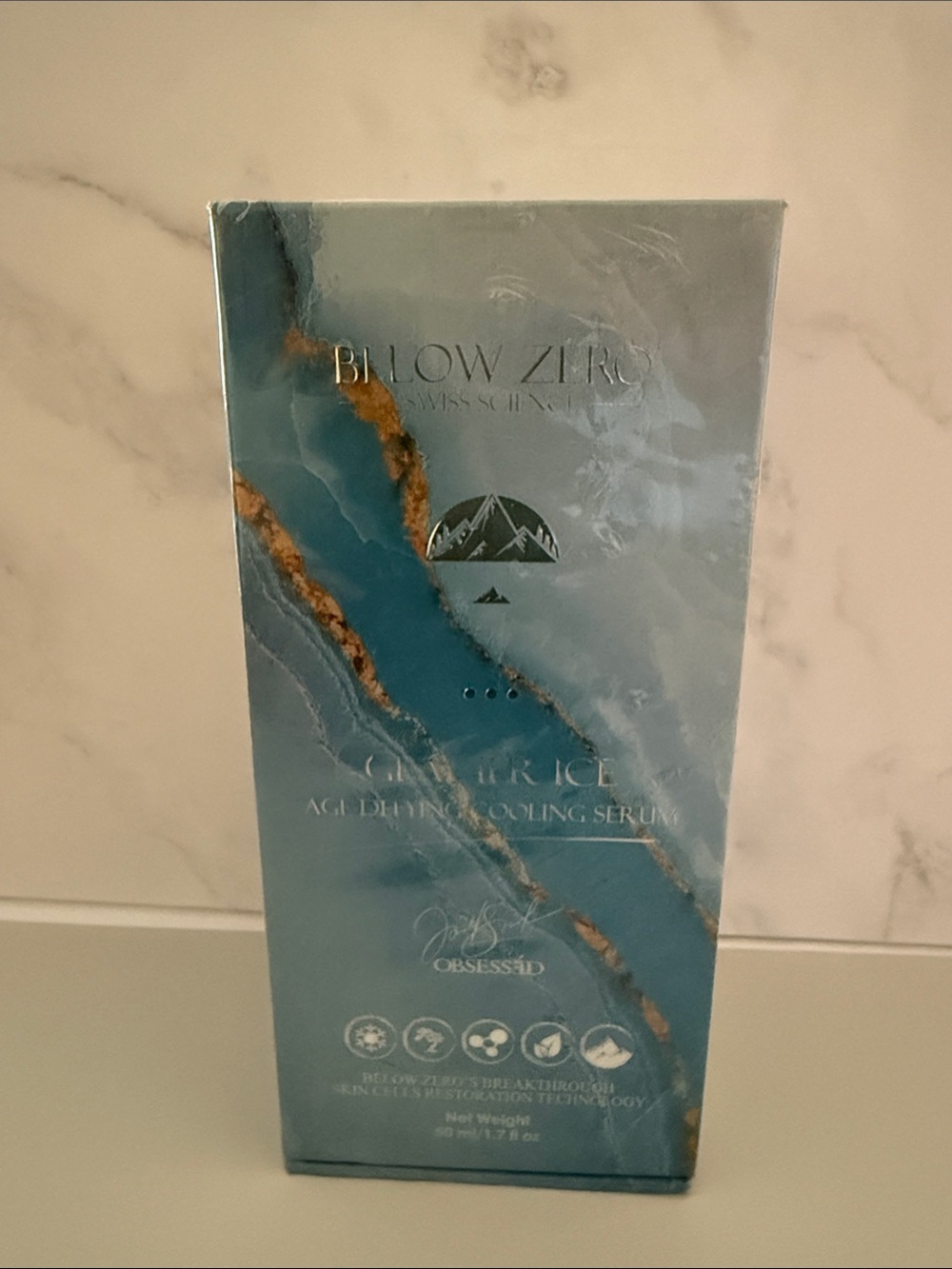 Glacier Ice Age-Defying Cooling Serum Blue: Brand New sealed from factory